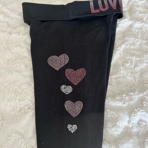 Black LOVE VS BLING Leggings